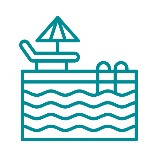 28-meter swimming pool