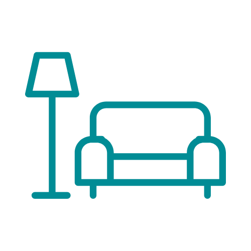 Open-plan living areas