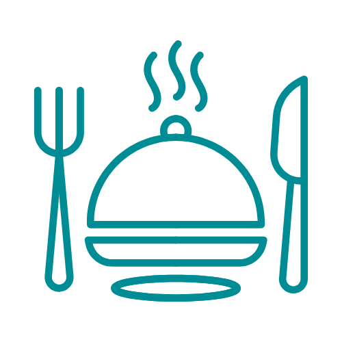 Chef garden dining area