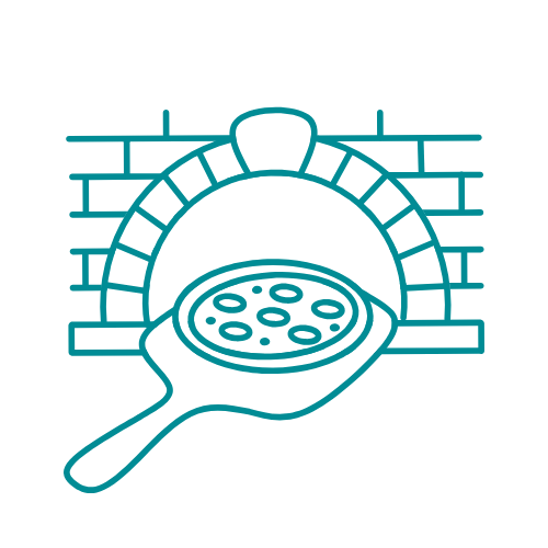 BBQ space with Neapolitan wood-fired pizza oven